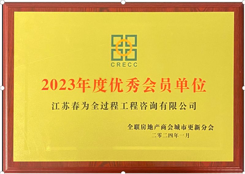 2023优秀会员单位（全联房地产）